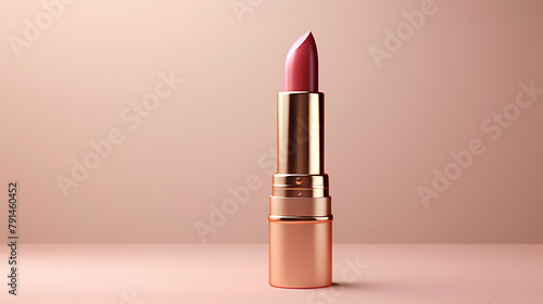 Realistic 3D rendering of elegant lipstick © Derby