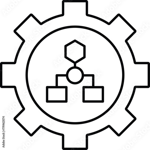 Processing Vector icon which can easily modify or edit