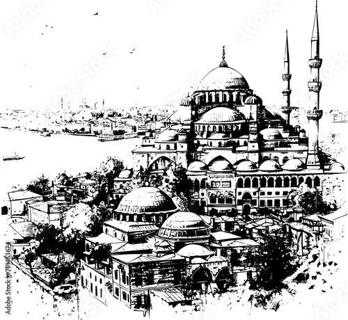 Sketched Istanbul Skyline, Artistic Impressions