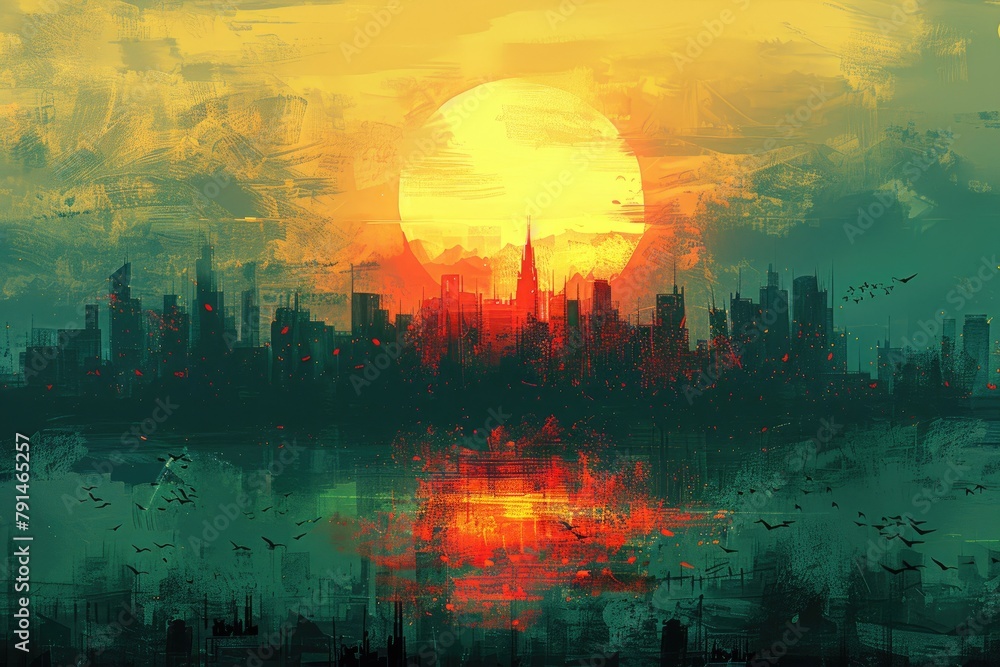 abstract minimalism city illustration professional photography abstract minimalism city illustration professional photography