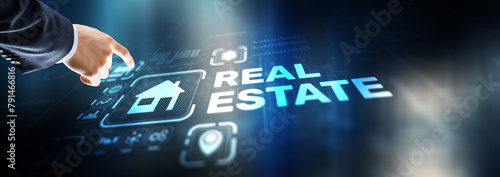 Real estate concept. Buying real estate for business or life