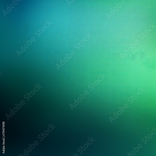 Green and blue colors abstract gradient background in the style of, grainy texture, blurred, banner design, dark color backgrounds, beautiful with copy space for photo text or product, blank empty cop