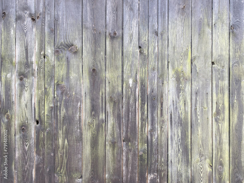 Old weathered wood texture, horizontal background  © Jakub Krechowicz