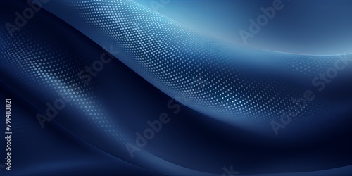 Indigo background with a gradient and halftone pattern of dots. High resolution vector illustration in the style of professional photography. High definition and high detail with high quality and high