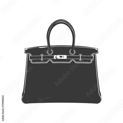 Silhouette women handbag black color only full