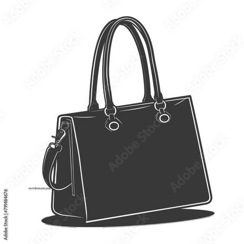 Silhouette women handbag black color only full