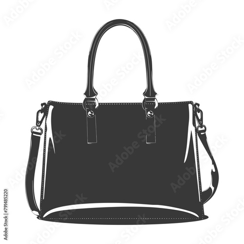 Silhouette women handbag black color only full