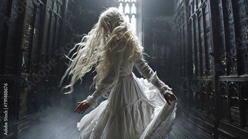 Fantasy woman Slave servant darkness Queen albino. 