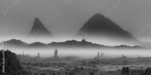 Surreal mountain landscape....