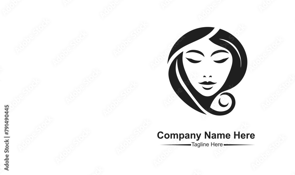 spa logo simple Woman face logo icon vector. Woman face logo design vector illustration, Girl silhouette for cosmetics, beauty, salon, health and spa, fashion themes. spa logo simple Woman face logo icon vector. Woman face logo design vector illustration, Girl silhouette for cosmetics, beauty, salon, health and spa, fashion themes.