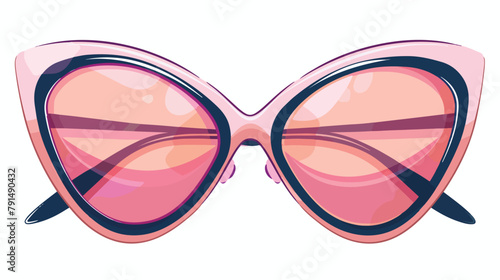 Cat eyes sunglasses. Fashion summer sun glasses. photo