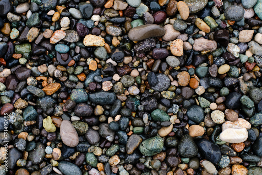 Stones on the beach Stones on the beach
