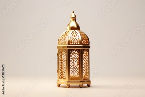 Eid mubarak and ramadan kareem greetings with islamic lantern and mosque. Eid al fitr background