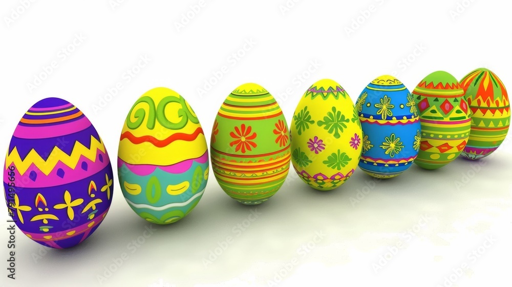 Easter concept and colors. Holiday background with Easter Eggs Easter concept and colors. Holiday background with Easter Eggs
