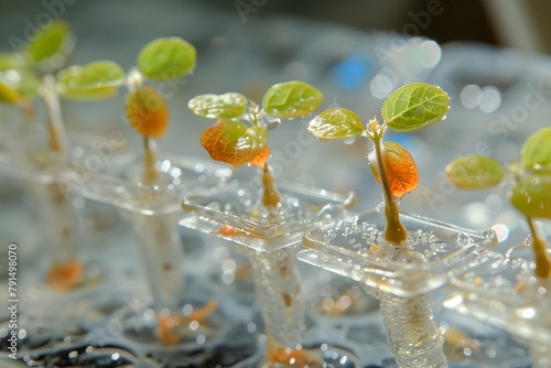 the process of seed stratification, showing how cold treatment can break seed dormancy and promote germination in certain plant species.