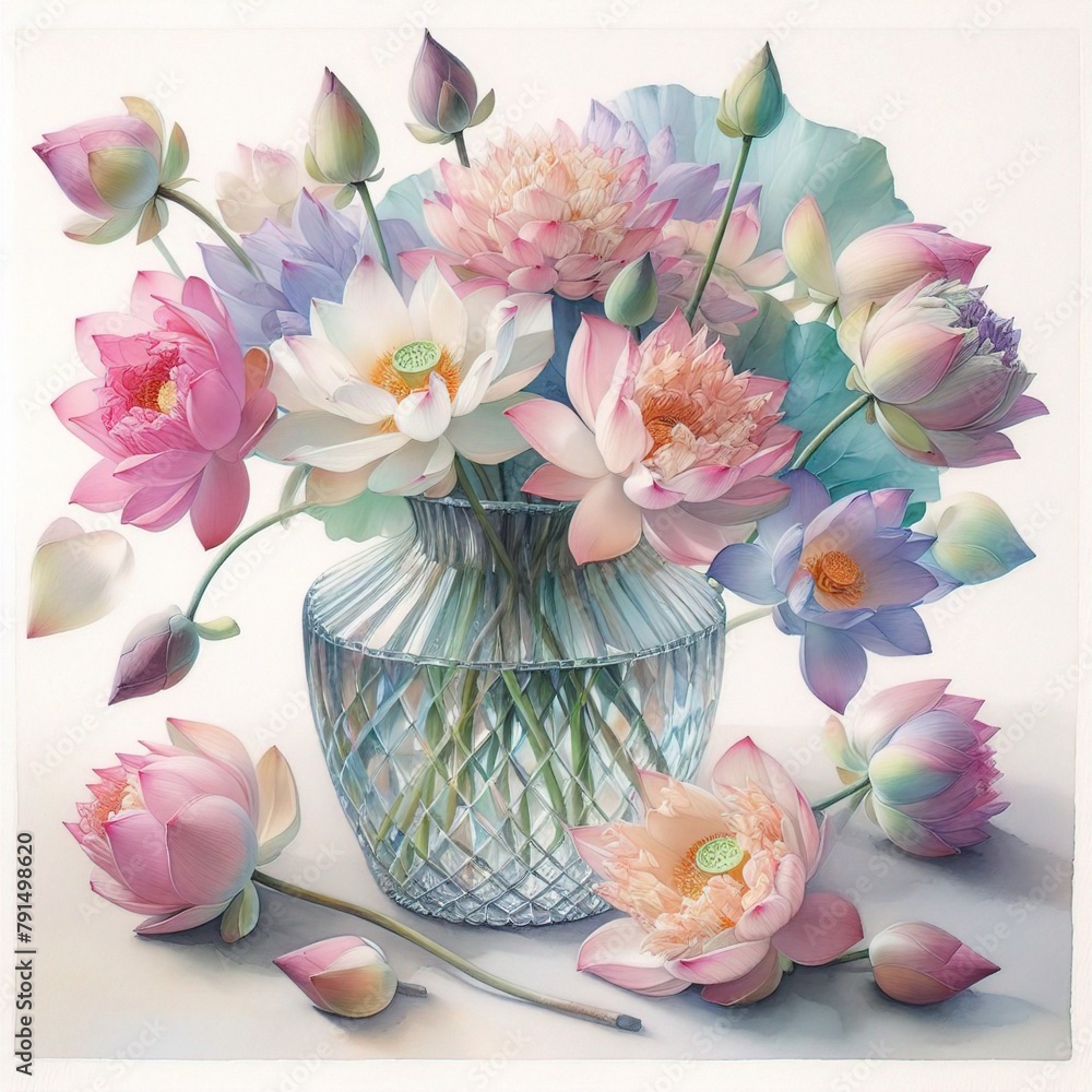 Obraz premium Lotus flowers