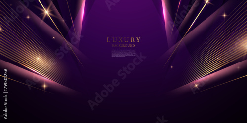purple abstract background with luxury elements vector illustration