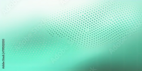 Mint Green background with a gradient and halftone pattern of dots. High resolution vector illustration in the style of professional photography