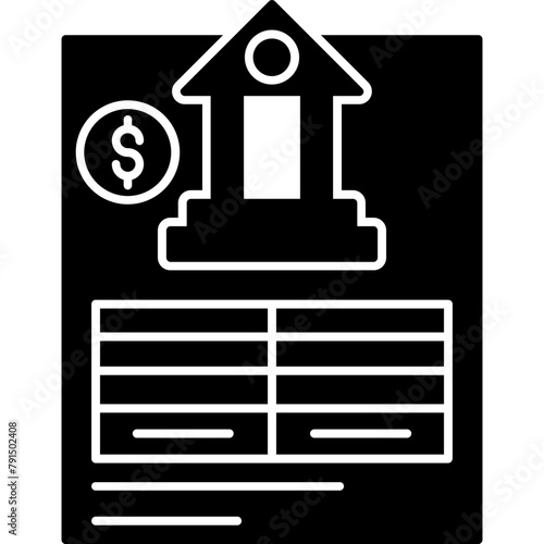 Bank Statement Icon