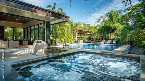 Private Diamond Spa Retreat: A luxury resort offers an exclusive spa retreat featuring diamond-infused treatments  photo