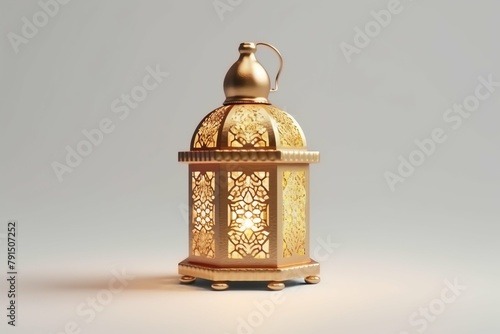 Eid mubarak and ramadan kareem greetings with islamic lantern and mosque. Eid al fitr background