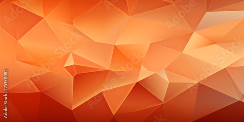 Orange abstract background with low poly design  vector illustration in the style of orange color palette with copy space for photo text or product  blank 