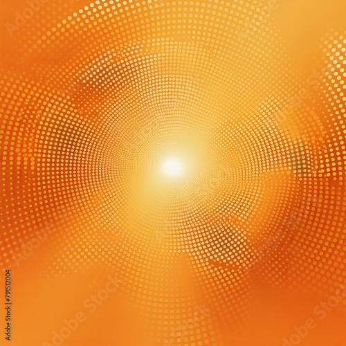 Orange background with a gradient and halftone pattern of dots. High resolution vector illustration in the style of professional photography.