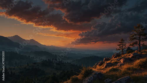 sunrise in the mountains © Mudassir