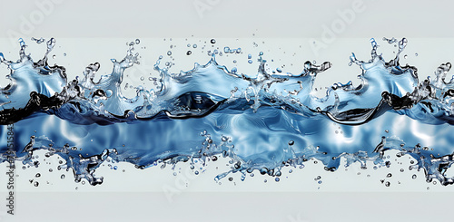 Wasserspritzer Hintergrund, made by AI