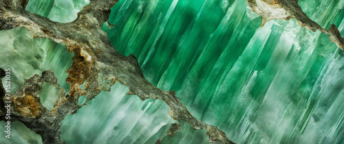 Crystalline green background. Wonderful Wall Paper. photo