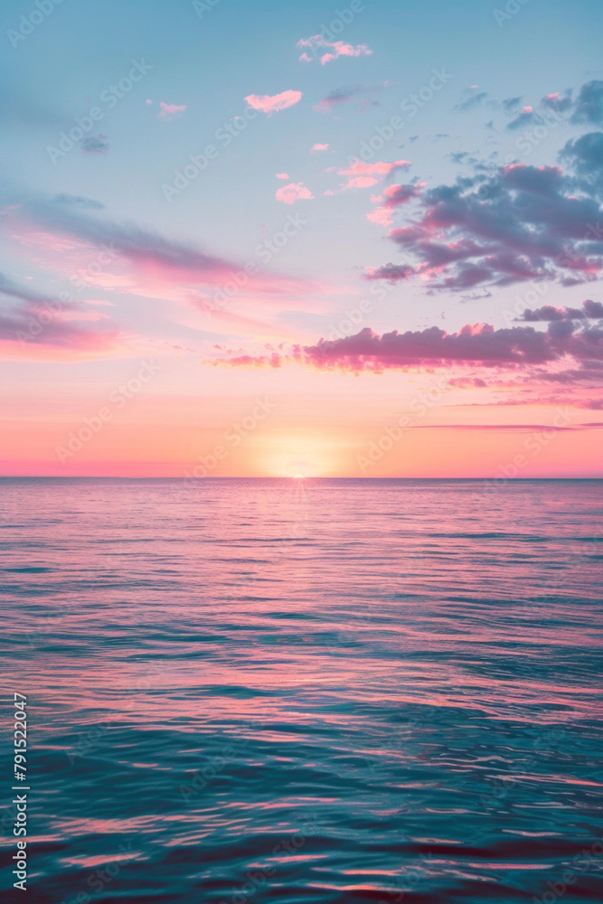 Serene beauty of a minimalist sunset, with a gradient of warm colors filling the sky above a tranquil horizon. Serene beauty of a minimalist sunset, with a gradient of warm colors filling the sky above a tranquil horizon.