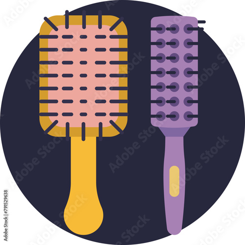 Crafted for precision and pampering, our Hair Brush icon symbolizes professional care and expert grooming in every stroke, perfect for your salon needs.