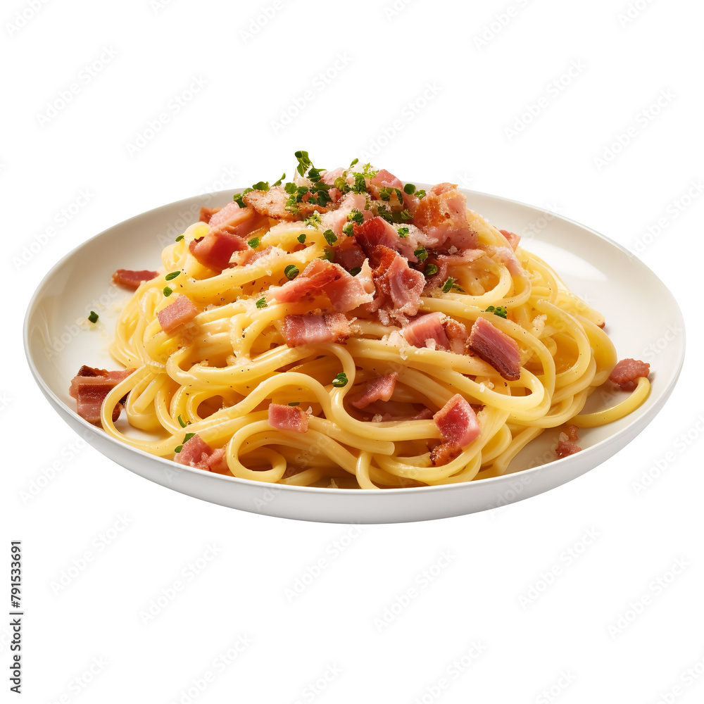 Delicious Spaghetti Isolated On White Background Delicious Spaghetti Isolated On White Background