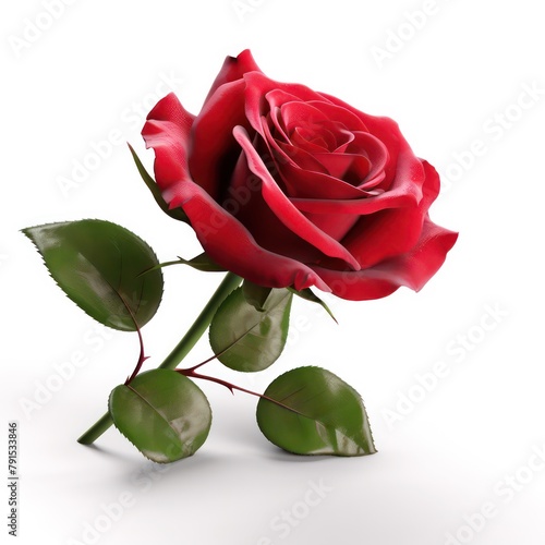 single red rose