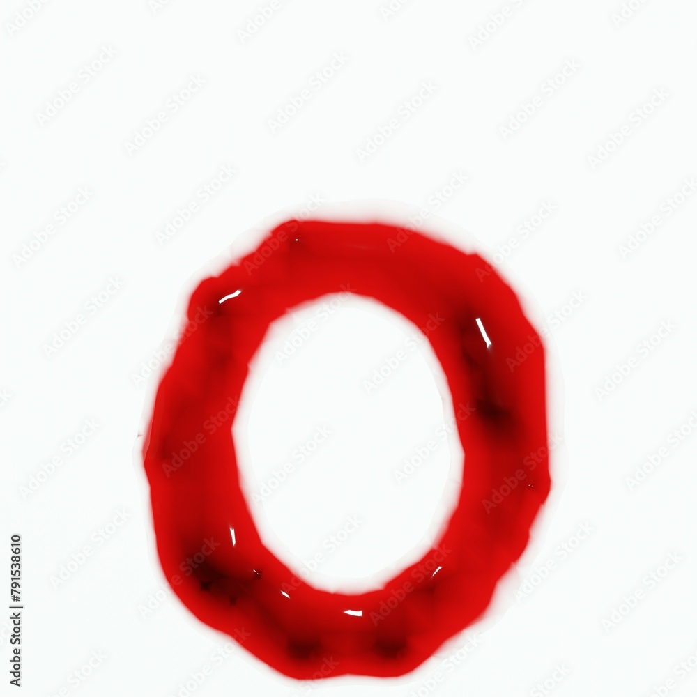3d render of isolated blood or red wine alphabet letters top view. 3d render of isolated blood or red wine alphabet letters top view.
