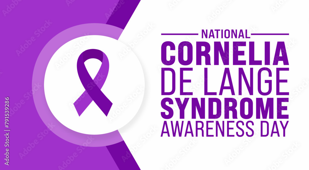 National Cornelia de Lange Syndrome Awareness Day background template. Holiday concept. use to background, banner, placard, card, and poster design template with text inscription and standard color. National Cornelia de Lange Syndrome Awareness Day background template. Holiday concept. use to background, banner, placard, card, and poster design template with text inscription and standard color.