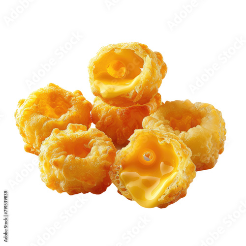 Macroni and cheese bites transparent background photo