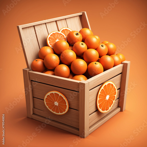Orangenkiste photo