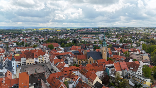 Panorama Stadt Freiberg