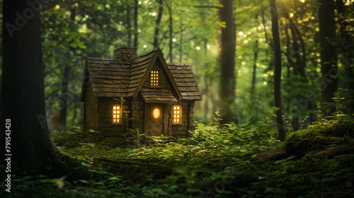 cabin in the woods © risphereeditor