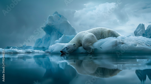 Polar Bear, Hudson Bay, Nunavut, Canada photo
