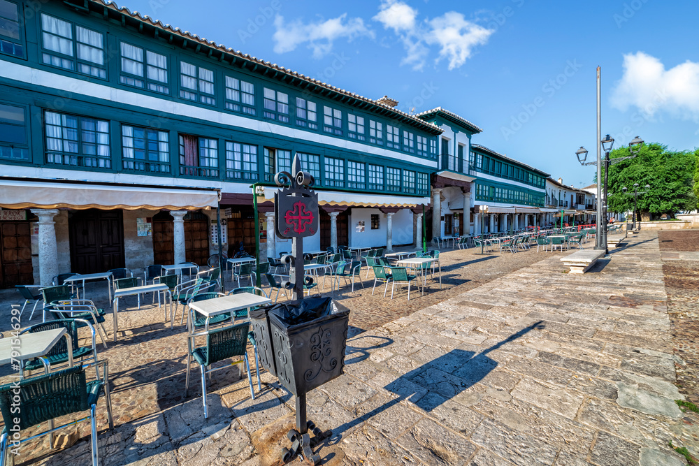 The Main Square in Almagro. Ciudad Real. Spain. Europe.