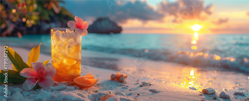 Cocktail sulla spiaggia estate