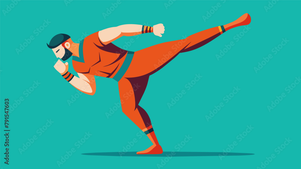 The intricate footwork and hip rotation of a reverse turning kick display the finesse and athleticism required for this dynamic move.