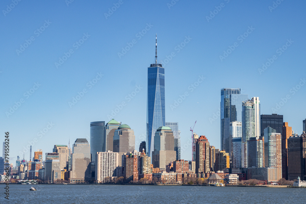 Obraz premium Lower Manhattan skyline in New York City (USA)