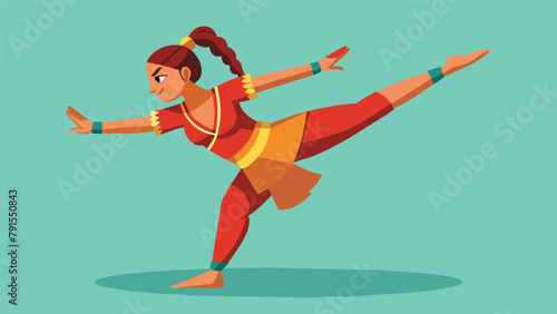 A practitioner of the ancient Indian martial art Kalaripayattu demonstrates her skills blending graceful dancelike movements with deadly