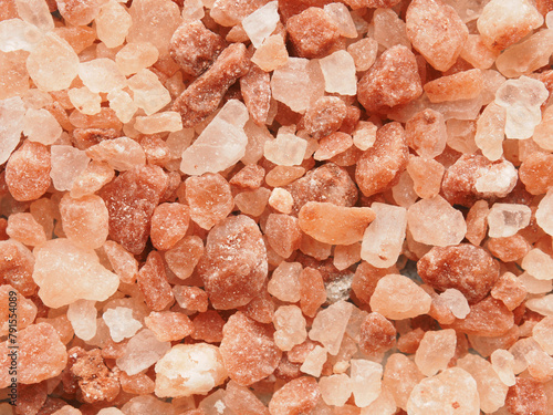 Close up of himalaya salt using as background