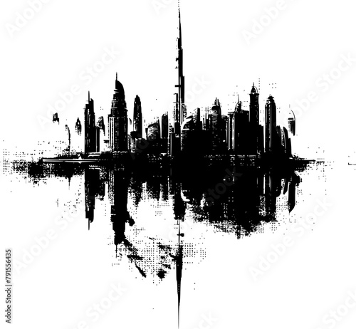 Smart City Skyline of Dubai, Technological Lines