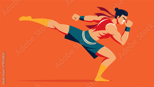 The fluidity of movement in a Muay Thai elbow strike is a thing of beauty as the fighter gracefully twists his body and lands a powerful