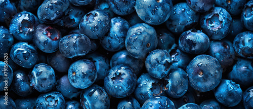 A vibrant image of blue corn blueberry crisp, the blue cornmeal adding a nutty flavor and crunchy texture to the juicy, bubbling blueberries photo